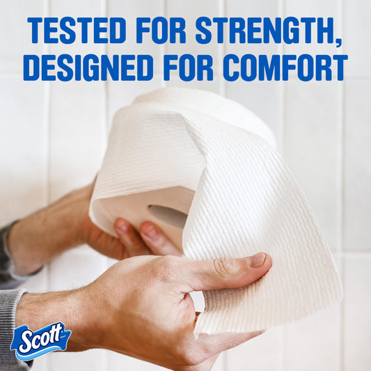 Scott ComfortPlus Toilet Paper, 36 Double Rolls, 231 Sheets per Roll, Septic-Safe, 1-Ply Toilet Tissue